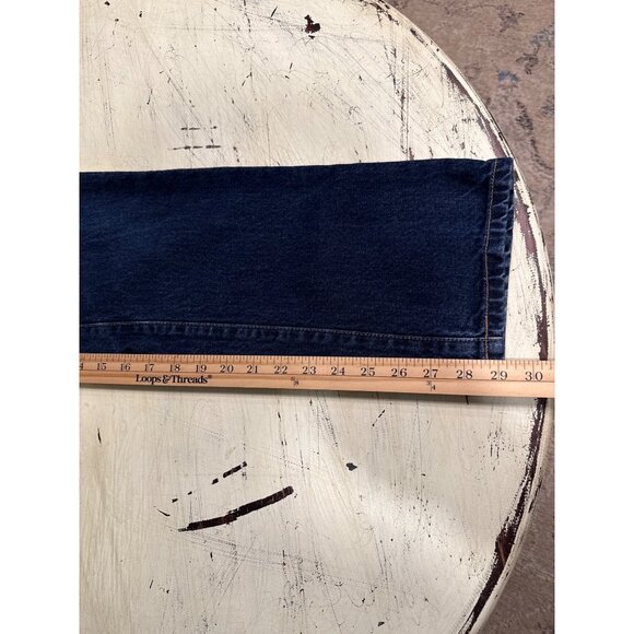 Vintage Guess Women's High-Waisted Jeans Dark Wash Boot leg Sz 29 - Picture 5 of 8